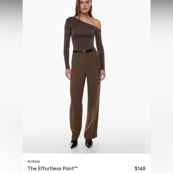 Aritzia Pants - Wilfred brown effortless pants